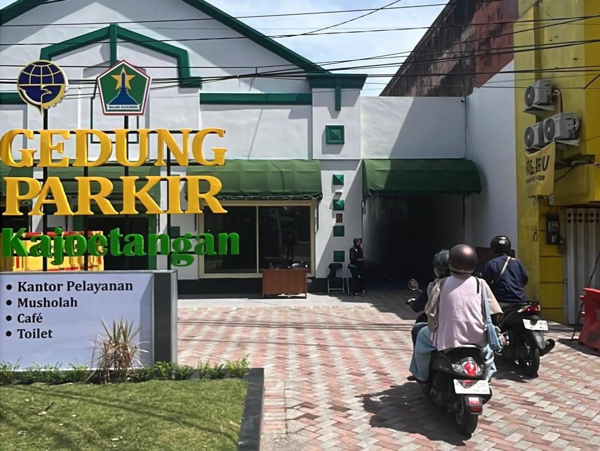 Gedung Parkir Kayutangan Kota Malang yang telah resmi dibuka (M Sholeh)