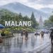Prakiraan cuaca Malang, khususnya Kota Malang pada hari Senin, 12 Januari 2026 diperkirakan dalam kondisi berawan hingga hujan ringan. /Foto: Tugumalang.id/Bagus Rachmad Saputra (ilustrasi dibuat dengan AI).