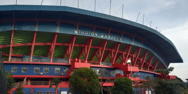 Stadion Gajayana Kota Malang yang akan menjadi venue Harlah Satu Abad NU. (Foto/M Sholeh)
