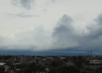 Informasi prakiraan cuaca Malang, terutama di Kota Malang pada hari Jumat, 2 Januari 2026 yang kondisinya cukup bervariasi. /Foto: Tugumalang.id/Bagus Rachmad Saputra.