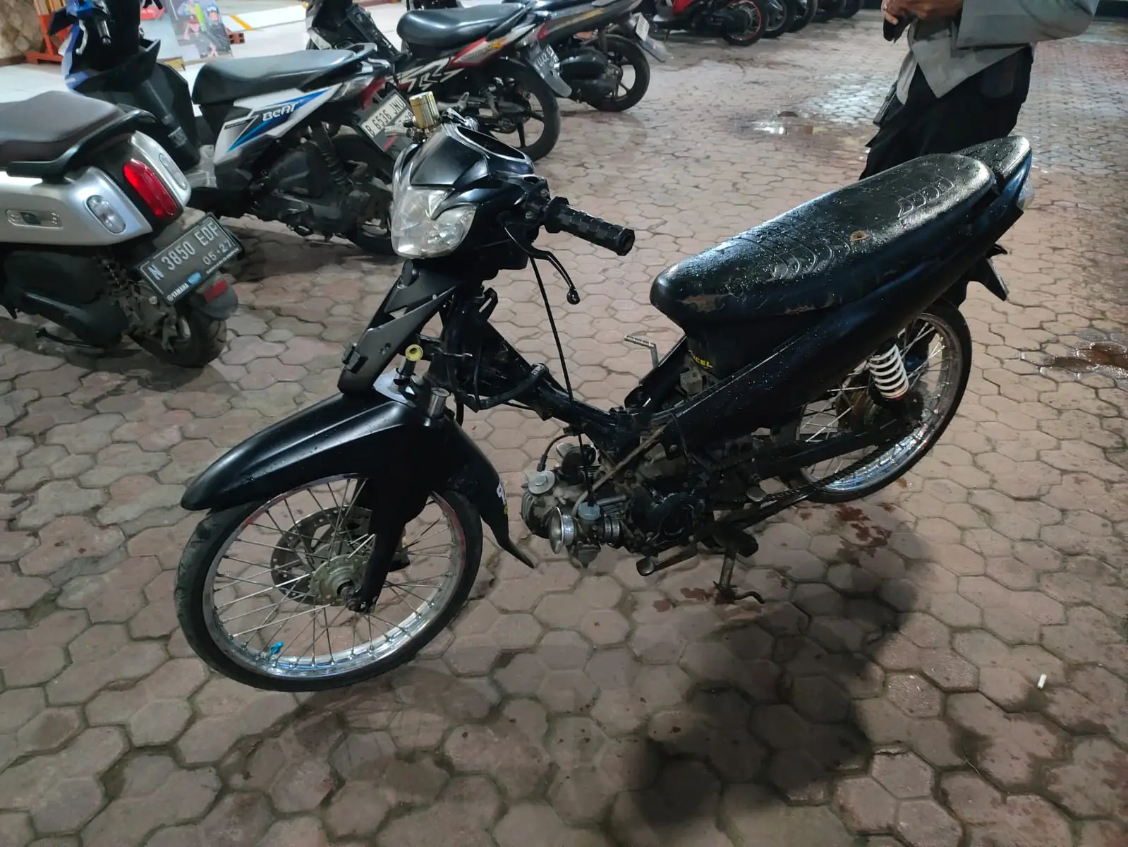 Sepeda motor yang diamankan polisi. Foto: Polres Malang