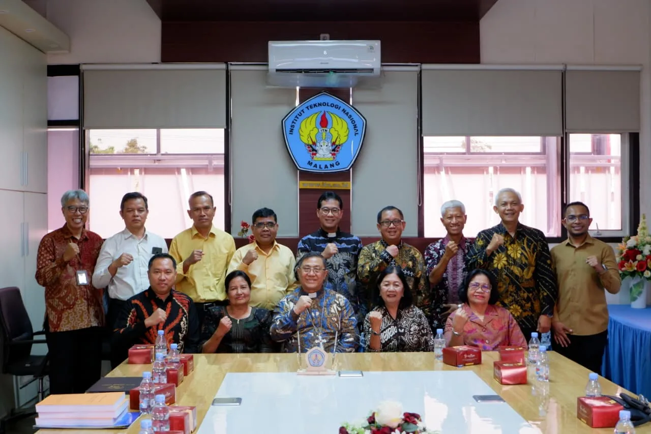 MoU ITN Malang soal pemanfaatan Kapel Santo Thomas Aquinas. Foto/dok ITN Malang