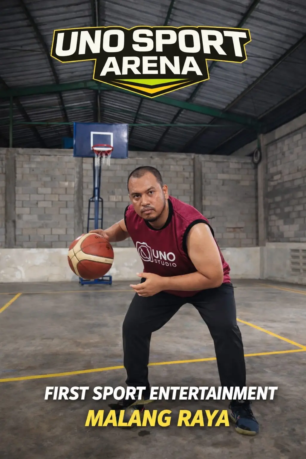 Fariz Rachman, owner UNO SPORT ARENA mempunyai visi menjadikan Uno Sport Arena sebagai first sport entertaiment di Malang Raya. Foto/dok