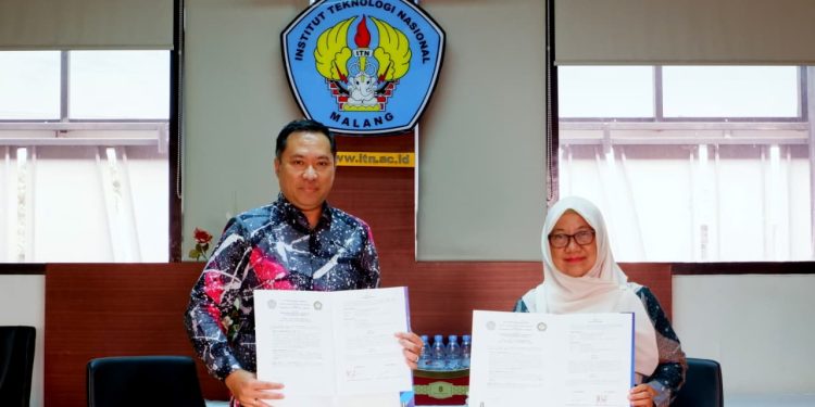 ITN Malang jalain kerja sama dengan MAN 2 Jombang. Foto/dok ITN Malang