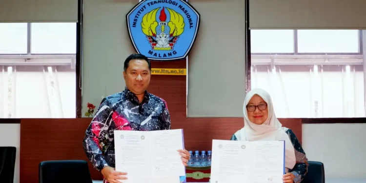ITN Malang jalain kerja sama dengan MAN 2 Jombang. Foto/dok ITN Malang