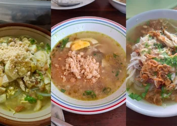 Aneka soto di Kepanjen. Foto: Aisyah Nawangsari Putri