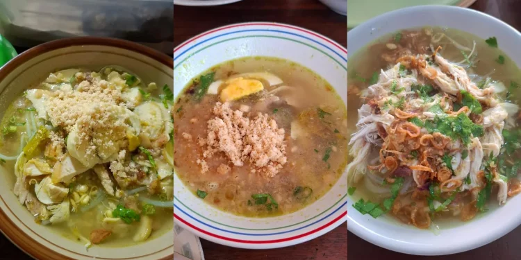 Aneka soto di Kepanjen. Foto: Aisyah Nawangsari Putri