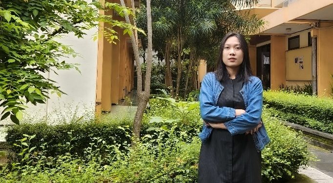 Luh Kadek Dera Erlinda, Mahasiswa Teknik Geodesi S-1 ITN Malang, Angkatan 2022. Foto/dok ITN Malang