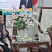 Tenaga Ahli Kemenag RI, Ainul Yaqin (kiri) didampingi Rektor UIN Malang, Prof. Dr. Hj. Ilfi Nur Diana, M.Si (kanan) berdiskusi tentang peran mahasiswa dalam moderasi beragama dan ekoteologi. /Foto: Dok. UIN Malang.