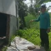 Tembok warga jebol akibat guncangan gempa Pacitan. Foto: BPBD Kabupaten Malang