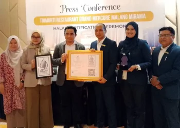 Restaurant Grand Mercure Malang Mirama sertifikasi halal