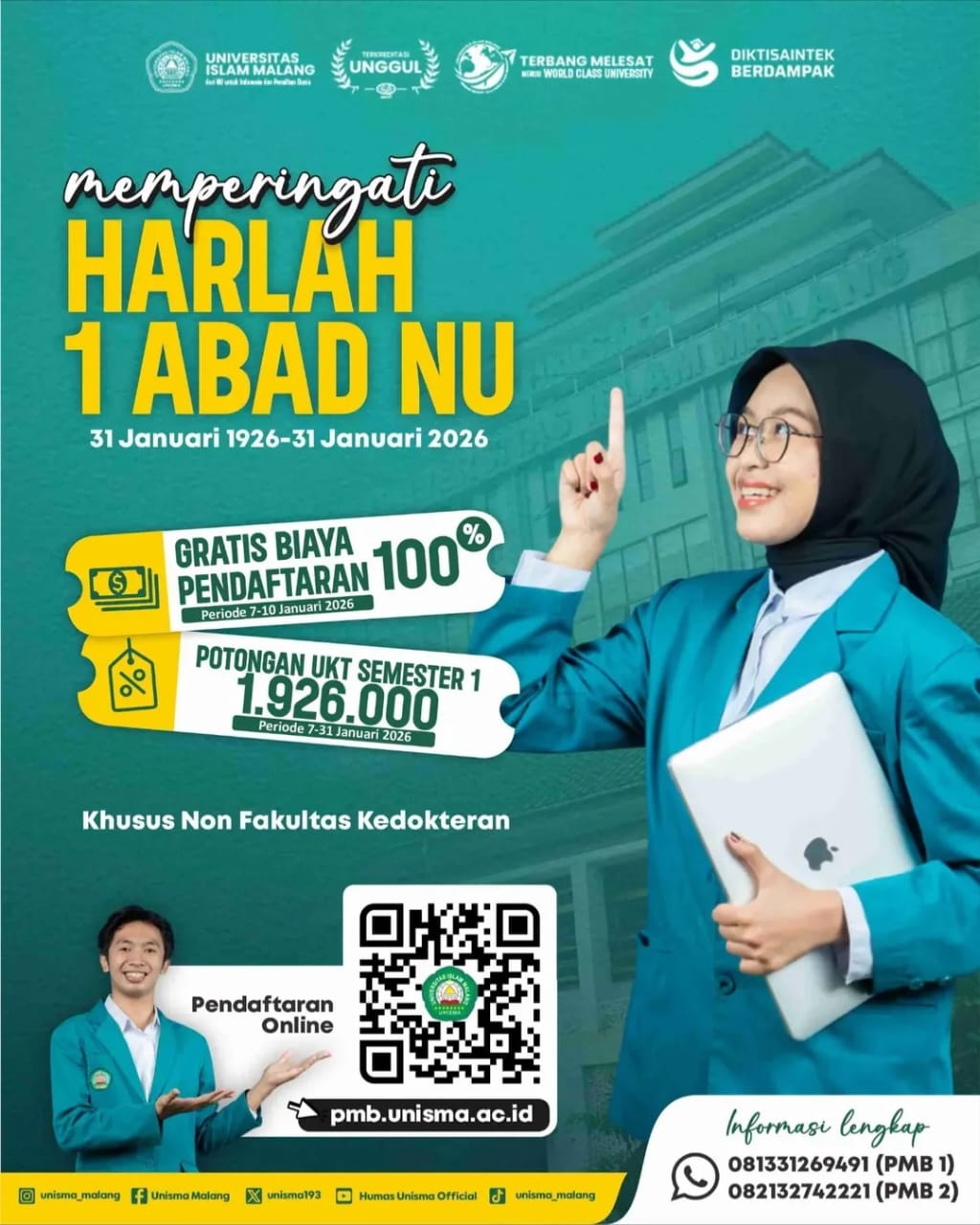 Rayakan Harlah 1 Abad NU bersama Unisma