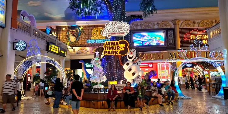 Wisatawan Nataru 2026 di kota Batu