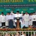 Presiden RI Prabowo Subianto saat memberikan pidato di Mujahadah Kubro 1 Abad NU di Malang. Foto: Dok