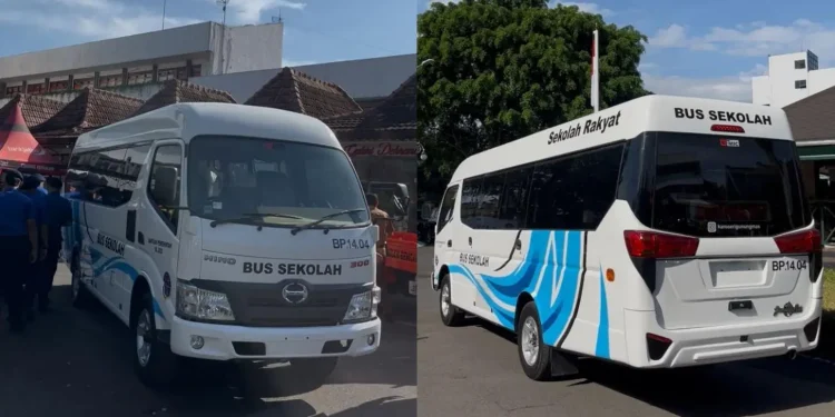 Bus sekolah yang akan beroperasi di Kabupaten Malang. Foto: Dishub Kabupaten Malang