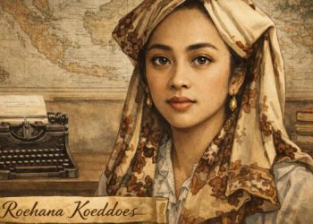 Pemikiran Roehana Koeddoes tentang emansipasi perempuan dan jurnalisme progresif di Indonesia. /Foto: Ilustrasi dibuat dengan AI.