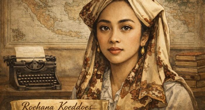 Pemikiran Roehana Koeddoes tentang emansipasi perempuan dan jurnalisme progresif di Indonesia. /Foto: Ilustrasi dibuat dengan AI.