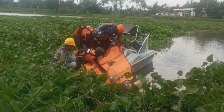 Lokasi ditemukannya korban hanyut. Foto: BPBD Kabupaten Malang