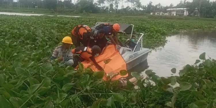 Lokasi ditemukannya korban hanyut. Foto: BPBD Kabupaten Malang