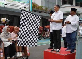 PLN UP3 Malang,Pemkot Malang,Wahyu Hidayat,PLN - PLN UP3 Malang dan Pemkot Malang Perkuat Transportasi Ramah Lingkungan melalui Konvoi Becak Listrik