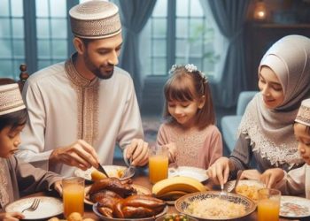 Jadwal buka puasa Malang Raya hari Senin, 23 Februari 2026 dan keutamaan puasa hari kelima Ramadan. /Foto: Pinterest/Afifa Art.