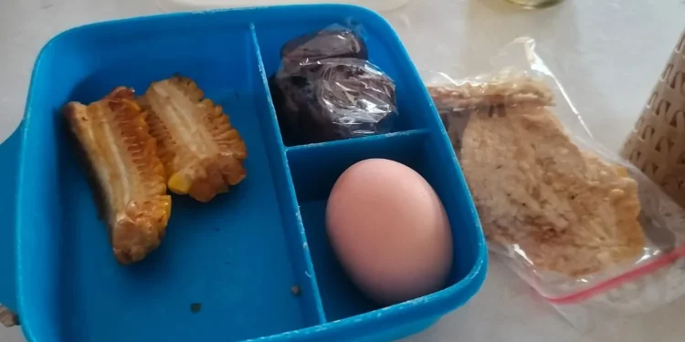 Menu MBG khusus Ramadan yang disalurkan di sekolah Kota Malang. (Foto/ist)