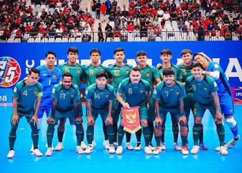 Timnas Futsal Indonesia mengukir sejarah lolos ke semifinal Piala Asia Futsal 2026 usai menundukkan Vietnam 3-2 di perempat final. /Foto: Tangkapan layar Instagram @timnasfutsal