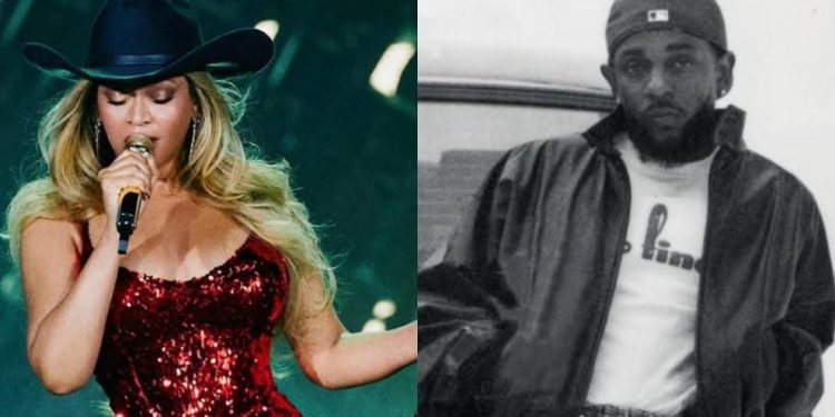 Beyonce dan Kendrick Lamar. Foto: Instagram Beyonce dan Kendrick Lamar