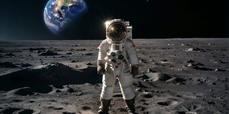 Ilustrasi jarak bulan dan bumi. Foto: Pixabay