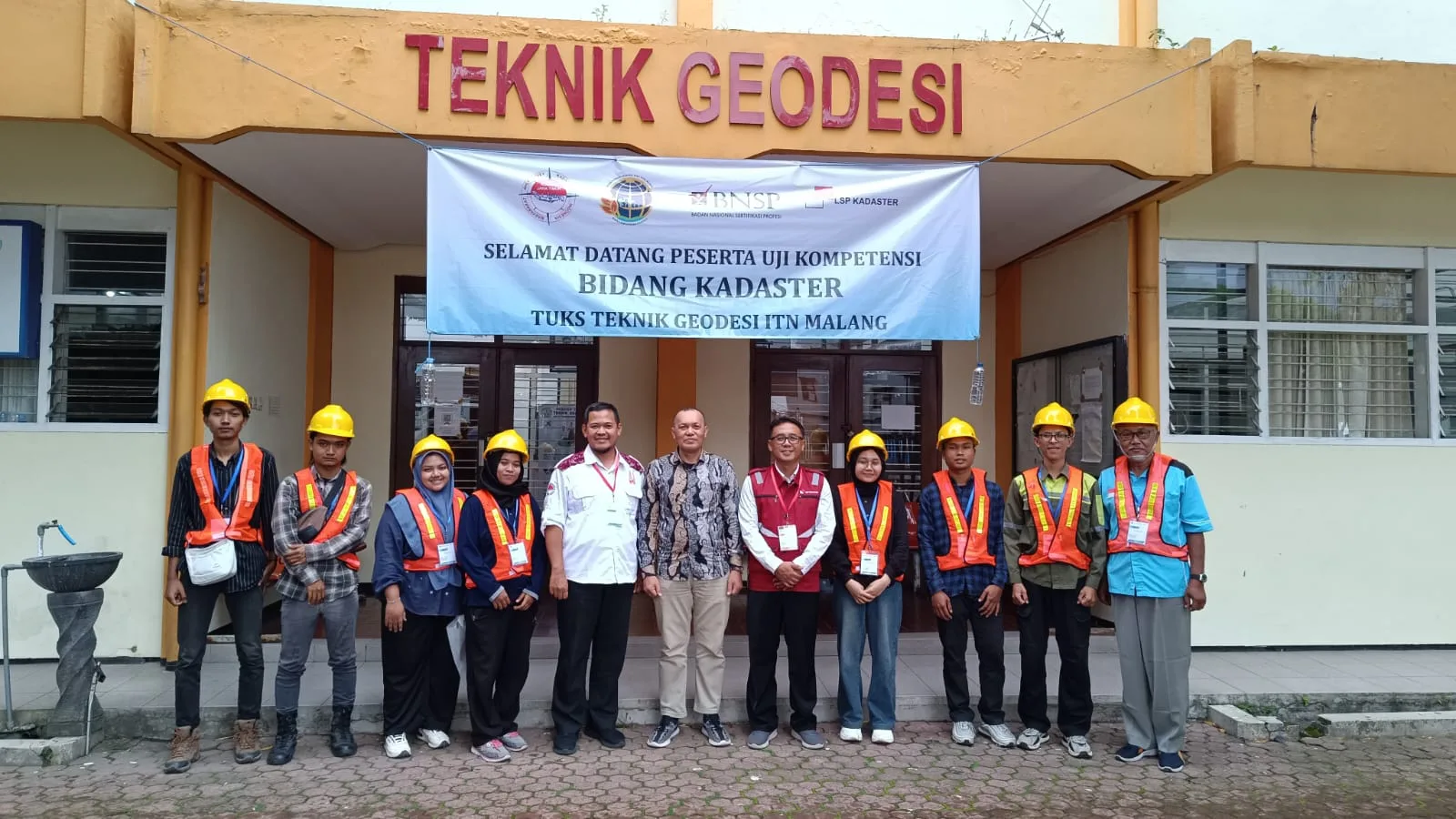 ITN Malang melakukan uji kompetensi kadaster perdana. Foto/dok ITN Malang