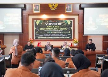 Yudisium FEB Unikama Semester Genap 2025/2026 berfokus pada penguatan identitas lokal dan menciptakan dampak global. /Foto: Dok. Unikama.