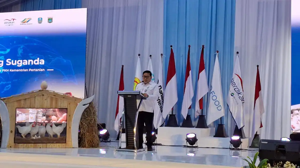 Peresmian pembangunan kandang