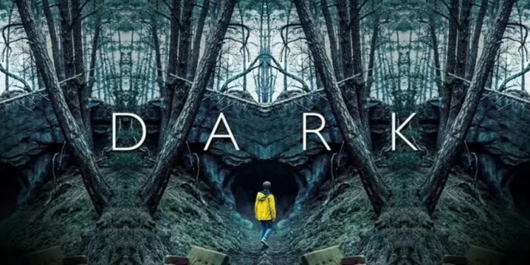 Poster series Dark, salah satu series Netflix dengan cerita mind-blowing yang penuh misteri perjalanan waktu. (Foto: Pinterest)