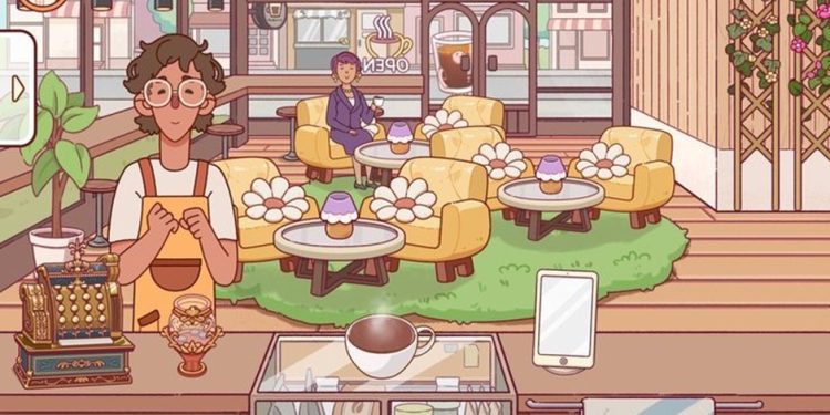 Tampilan dari gameplay mobile game cozy Good Coffee, Great Coffee. (Foto: Pinterest)