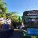 Dirut PJT I Fahmi Hidayat bersama jajaran saat memberangkatkan peserta mudik gratis Lebaran 2026. Foto: Azmy