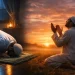 Amalan malam Lailatul Qadar yang dapat dikerjakan oleh setiap umat Muslim agar mendapat keberkahan dan keistimewaan malam paling mulia di bulan Ramadan. /Foto: Pinterest/Dreamy Vibes.