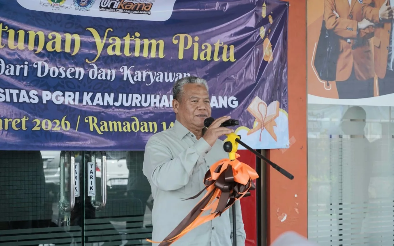 Sambutan Rektor Unikama, Dr. Sudi Dul Aji, M.Si. /Foto: Dok. Unikama.