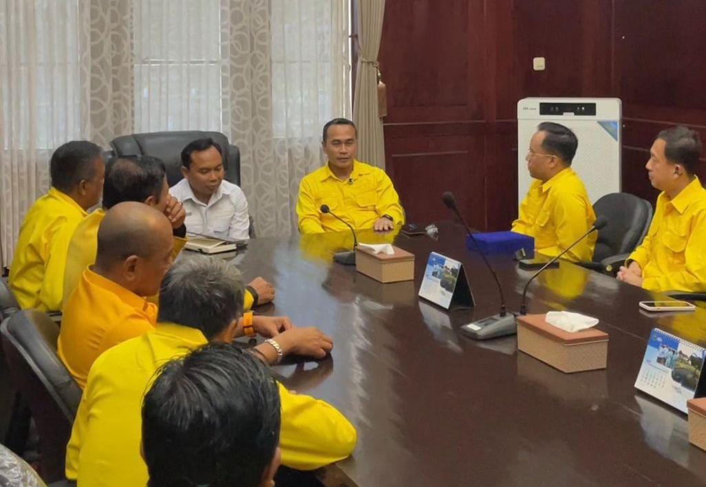Pertemuan antara DPD Partai Golkar Kota Malang dengan Wakil Wali Kota Malang. (Foto/dok.)