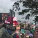 Kondisi banjir yang terjadi di kawasan Jalan Suhat usai Kota Malang diguyur hujan. (Foto/ist)