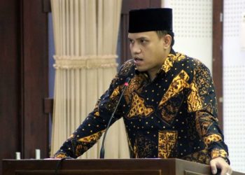Sekretaris Komisi A DPRD Kota Malang, Harvard, memberikan tanggapan usai ada Menu MBG ada belatungnya. (Foto/ist)