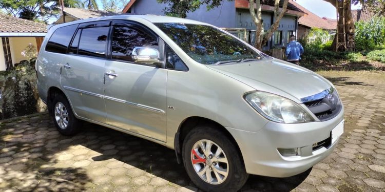Mobil korban yang dirampaa tersangka. Foto: Polres Malang