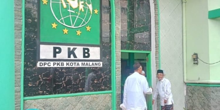 Suasana Muscab DPC PKB Kota Malang yang digelar tertutup. (Foto/M Sholeh)