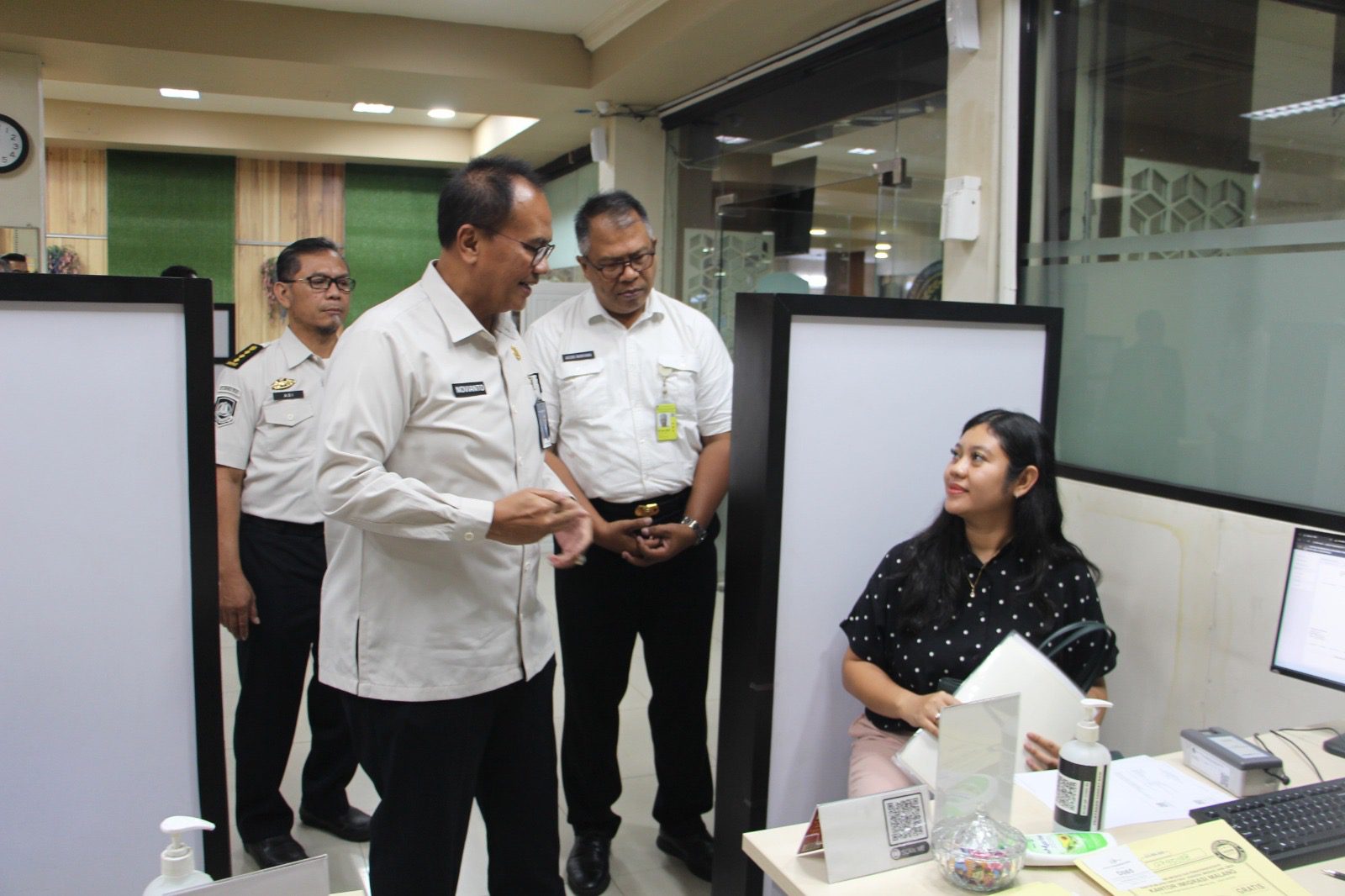 Kakanwil Ditjen Imigrasi Jatim meninjau Kantor Imigrasi Kelas I TPI Malang. Foto/dok
