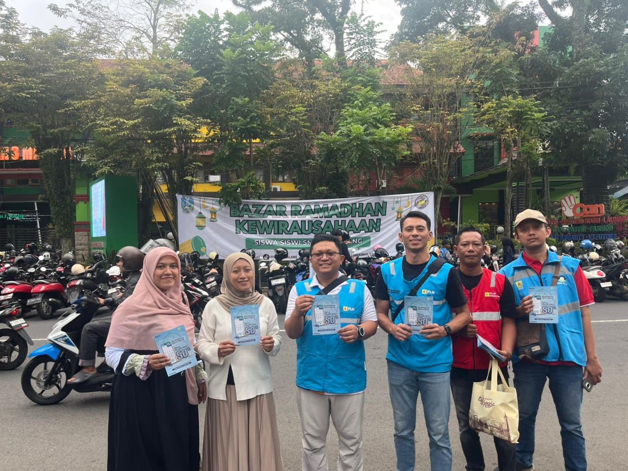 Sosialisasi promo diskon 50 Persen PLN UP3 Malang. Foto/dok PLN