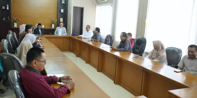 PPLP-PT PGRI Malang sebagai badan penyelenggara Unikama menjalin kolaborasi strategis dengan BSI hadapi transformasi digital dan ekonomi syariah. /Foto: Dok. Unikama.
