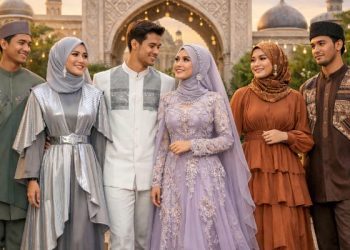 Trend baju Lebaran 2026 yang wajib disimak oleh masyarakat agar suasana silaturahmi Idul Fitri semakin semarak. /Foto: Ilustrasi dibuat dengan AI.