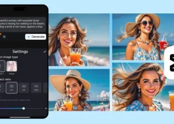 Ilustrasi teknologi AI desain dan video AI untuk konten profesional. Foto/dok