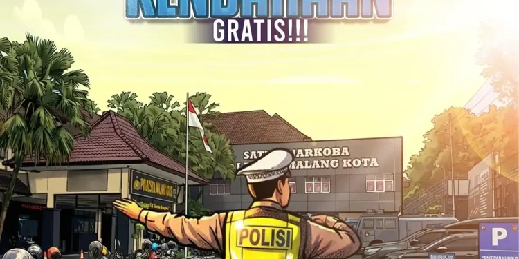 POlresta Malang Kota siapkan parkir gratis