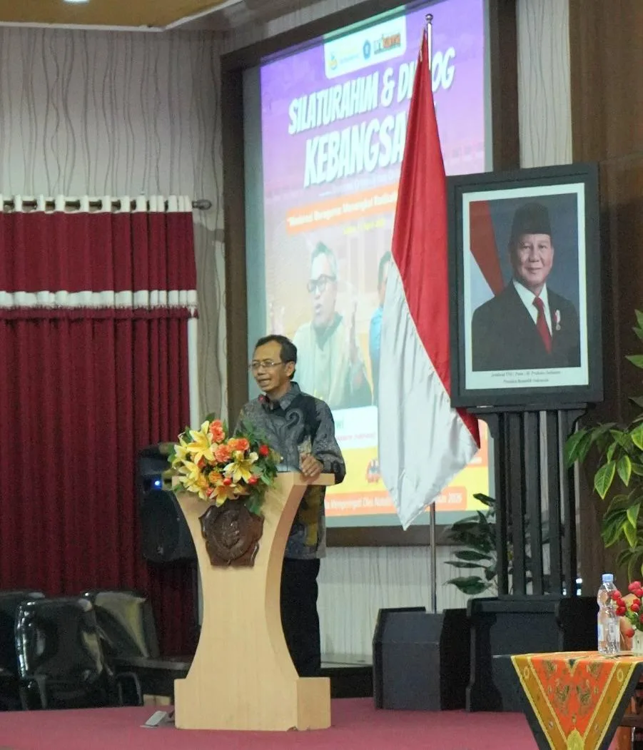 Wakil Rektor I Unikama, Dr. Choirul Huda, M.Si., memberikan sambutan (dok. Unikama)