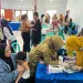 Imunisasi campak di Kota Malang. (Foto/M Sholeh)